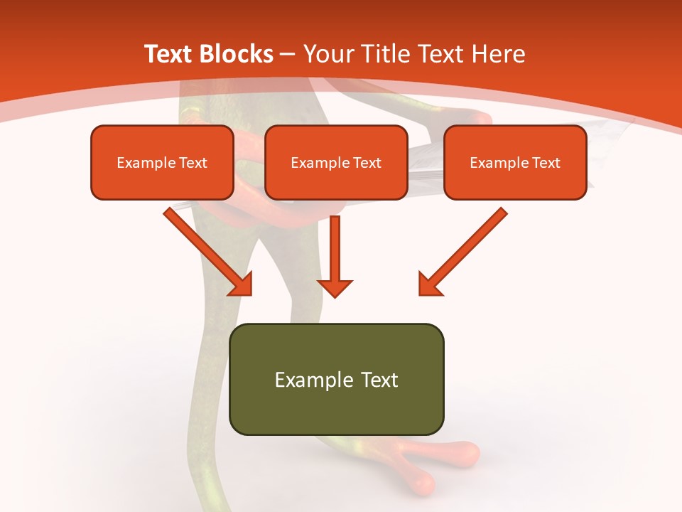 A Frog With Glasses Holding A Knife In His Hand PowerPoint Template