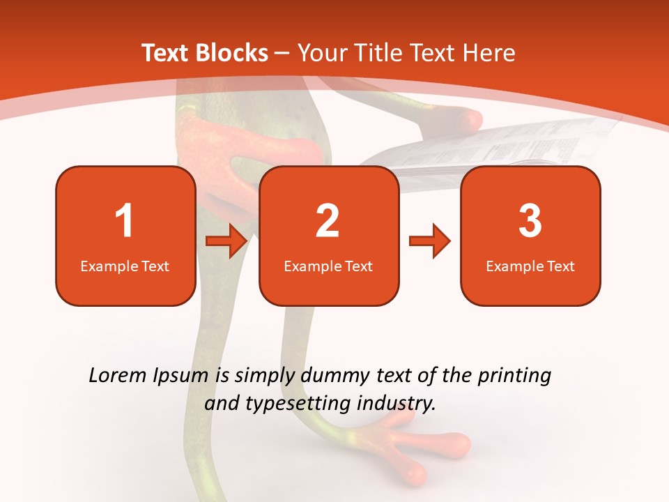 A Frog With Glasses Holding A Knife In His Hand PowerPoint Template