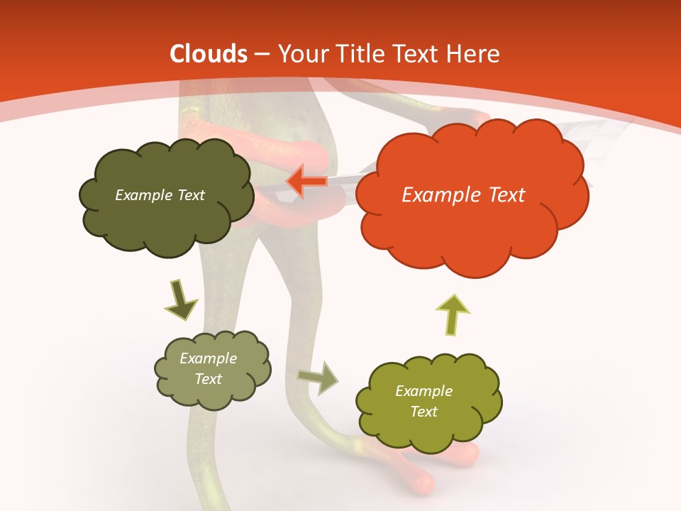 A Frog With Glasses Holding A Knife In His Hand PowerPoint Template