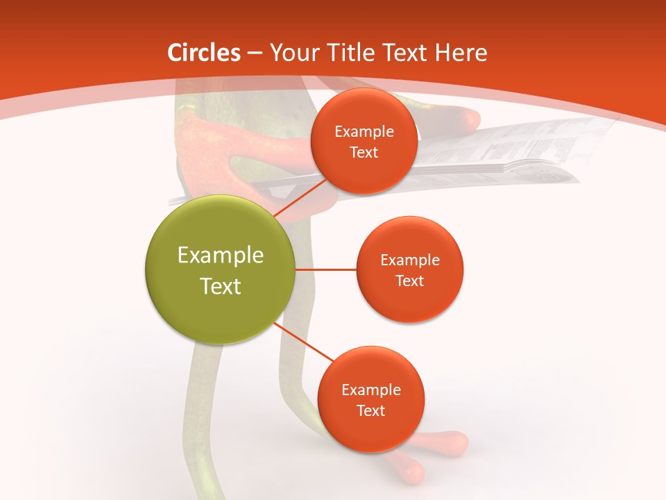 A Frog With Glasses Holding A Knife In His Hand PowerPoint Template