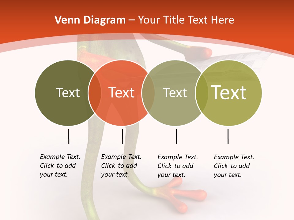 A Frog With Glasses Holding A Knife In His Hand PowerPoint Template