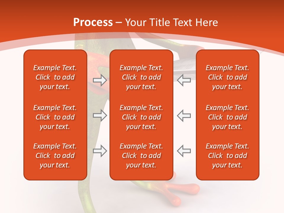 A Frog With Glasses Holding A Knife In His Hand PowerPoint Template