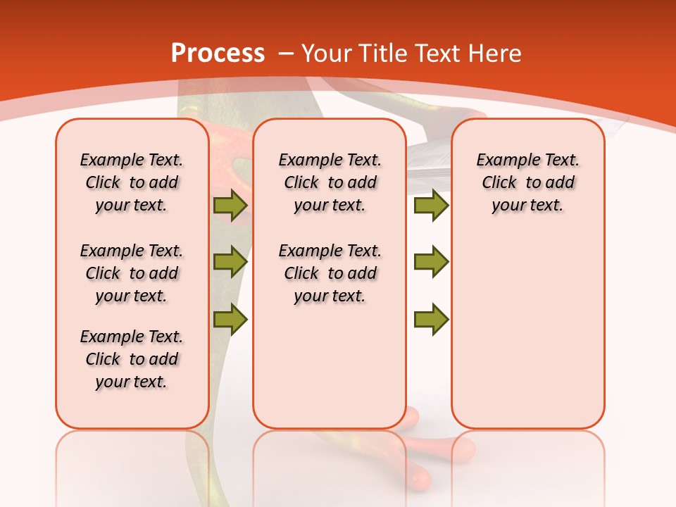 A Frog With Glasses Holding A Knife In His Hand PowerPoint Template