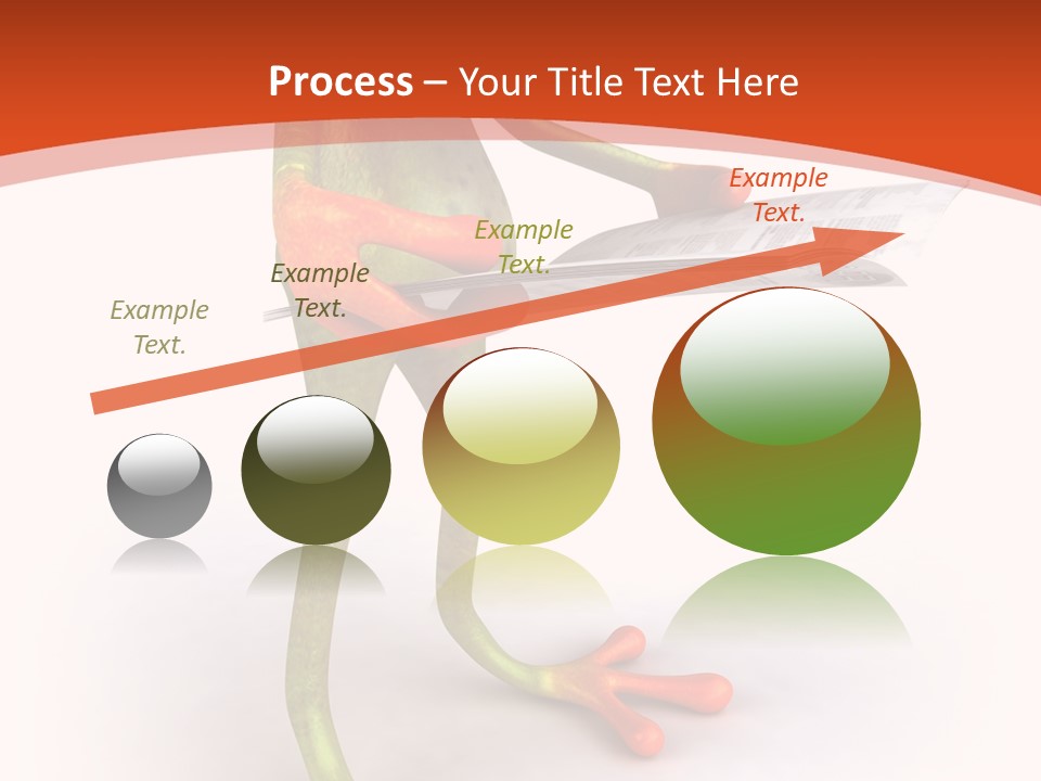 A Frog With Glasses Holding A Knife In His Hand PowerPoint Template