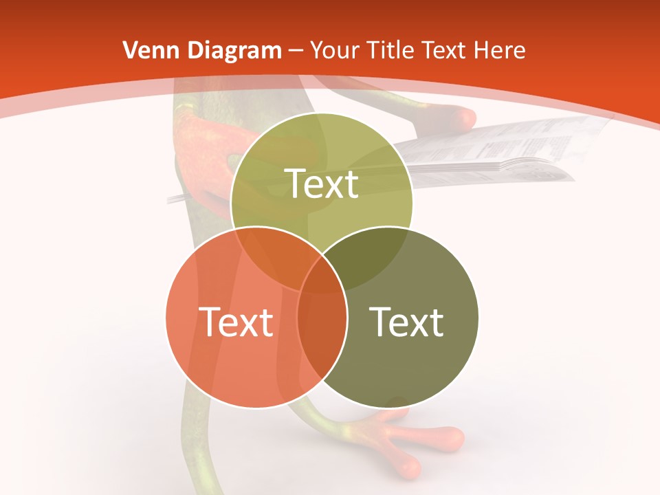 A Frog With Glasses Holding A Knife In His Hand PowerPoint Template