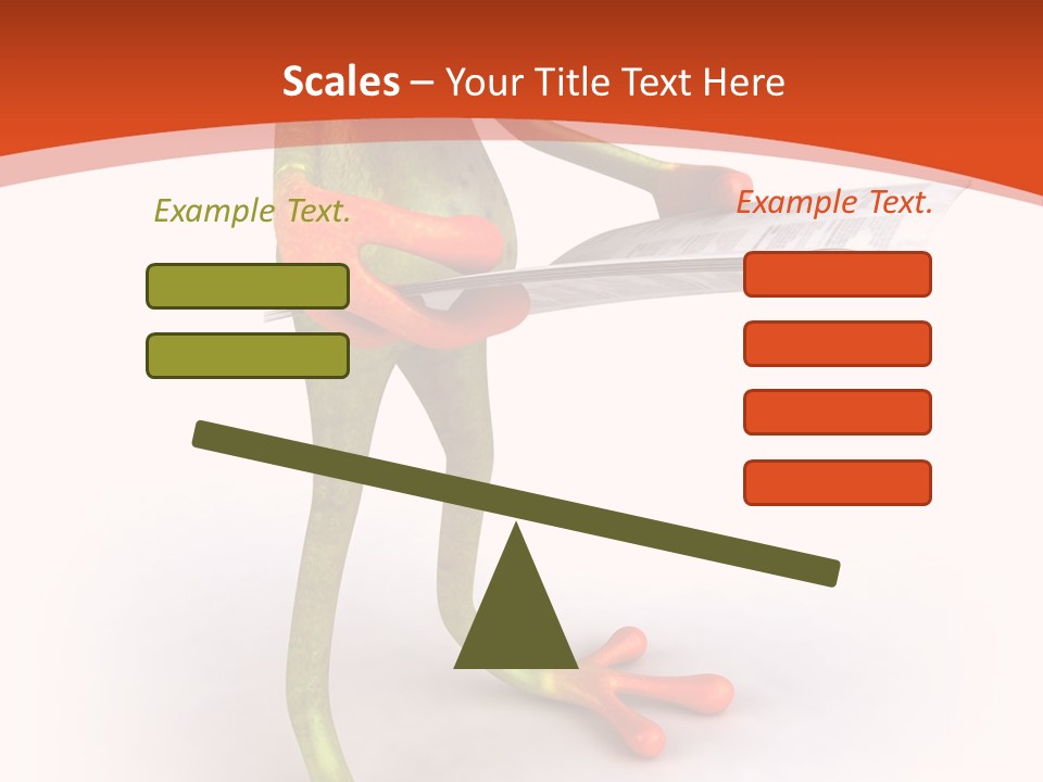 A Frog With Glasses Holding A Knife In His Hand PowerPoint Template