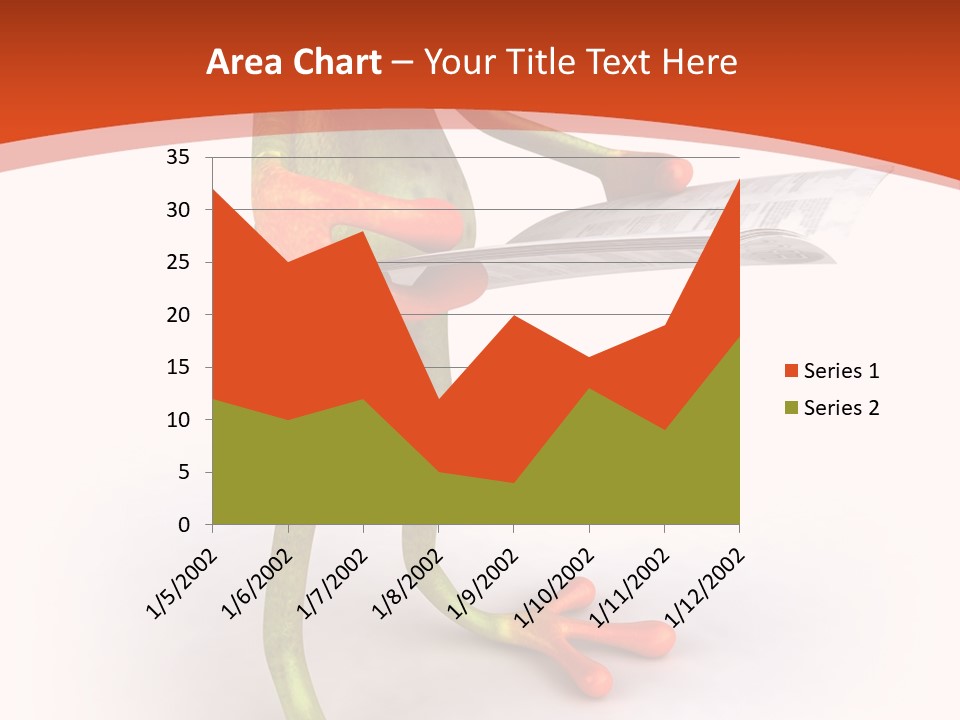A Frog With Glasses Holding A Knife In His Hand PowerPoint Template