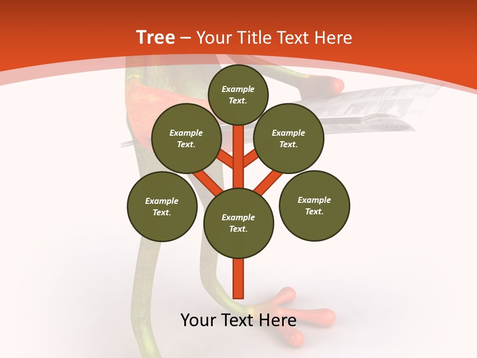 A Frog With Glasses Holding A Knife In His Hand PowerPoint Template