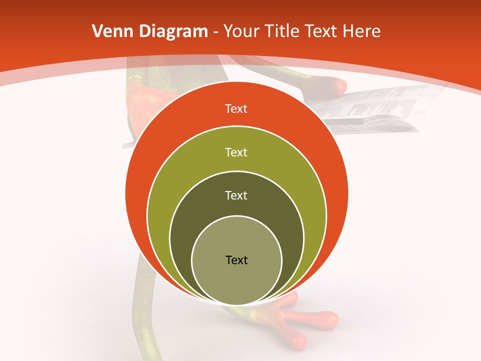 A Frog With Glasses Holding A Knife In His Hand PowerPoint Template