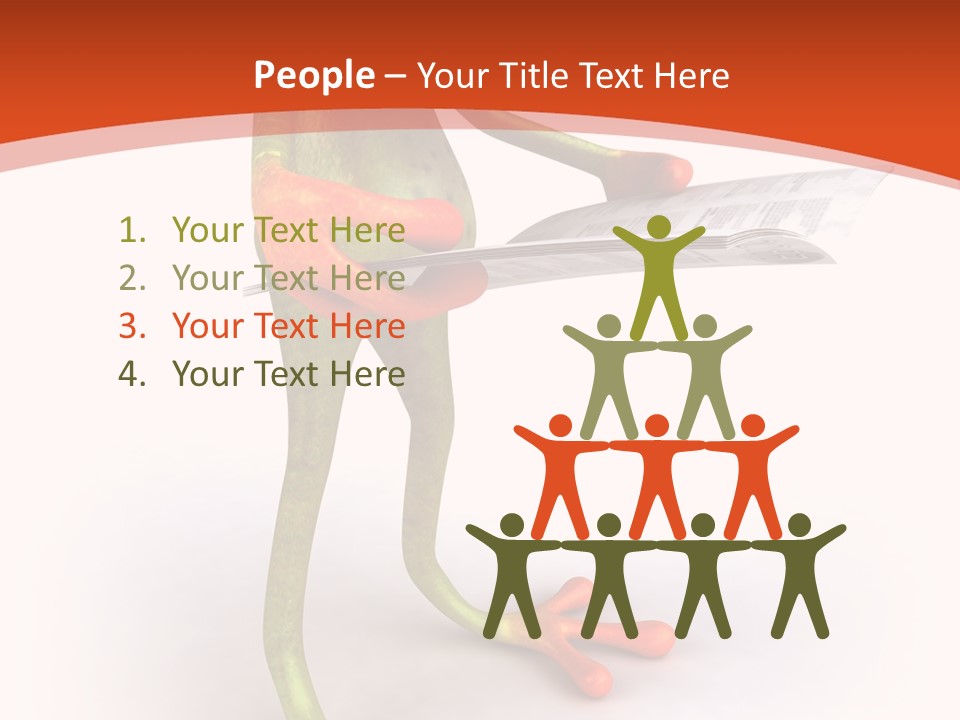 A Frog With Glasses Holding A Knife In His Hand PowerPoint Template