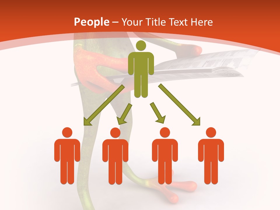 A Frog With Glasses Holding A Knife In His Hand PowerPoint Template