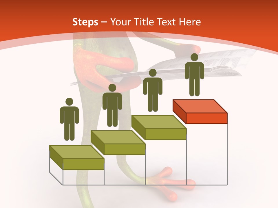 A Frog With Glasses Holding A Knife In His Hand PowerPoint Template