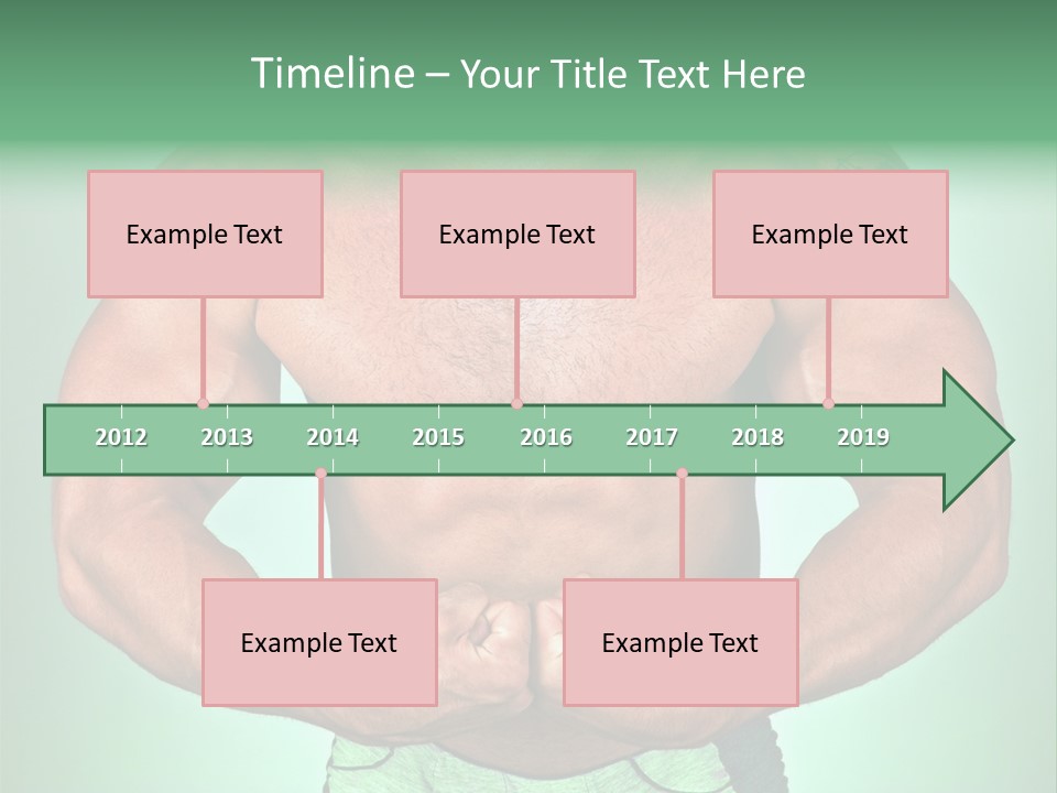A Man With His Hands On His Chest PowerPoint Template