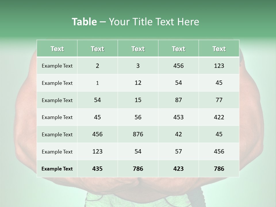 A Man With His Hands On His Chest PowerPoint Template