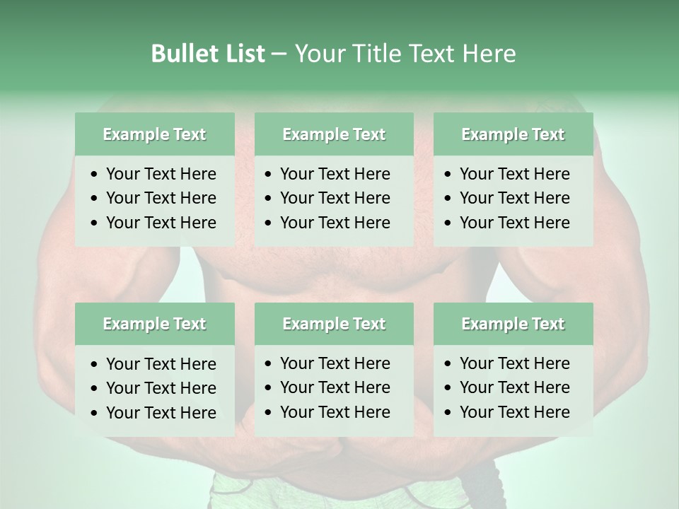 A Man With His Hands On His Chest PowerPoint Template