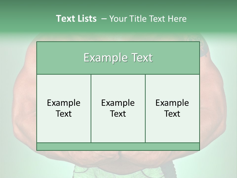 A Man With His Hands On His Chest PowerPoint Template