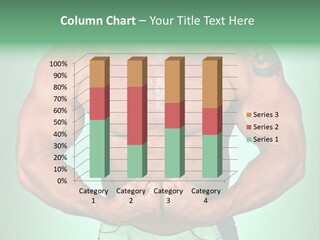 A Man With His Hands On His Chest PowerPoint Template