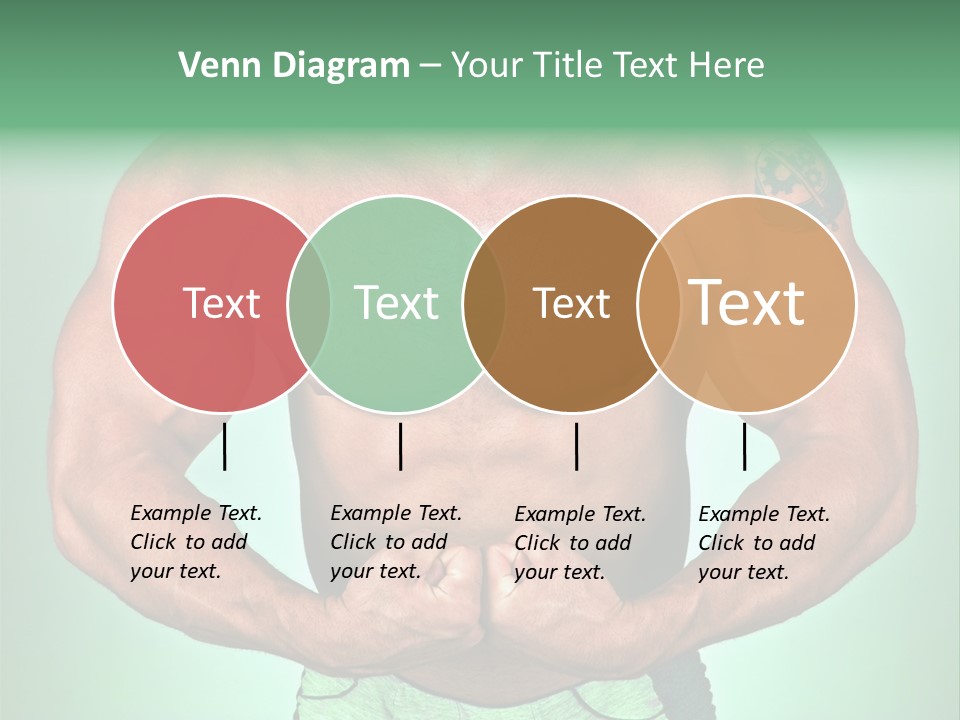 A Man With His Hands On His Chest PowerPoint Template