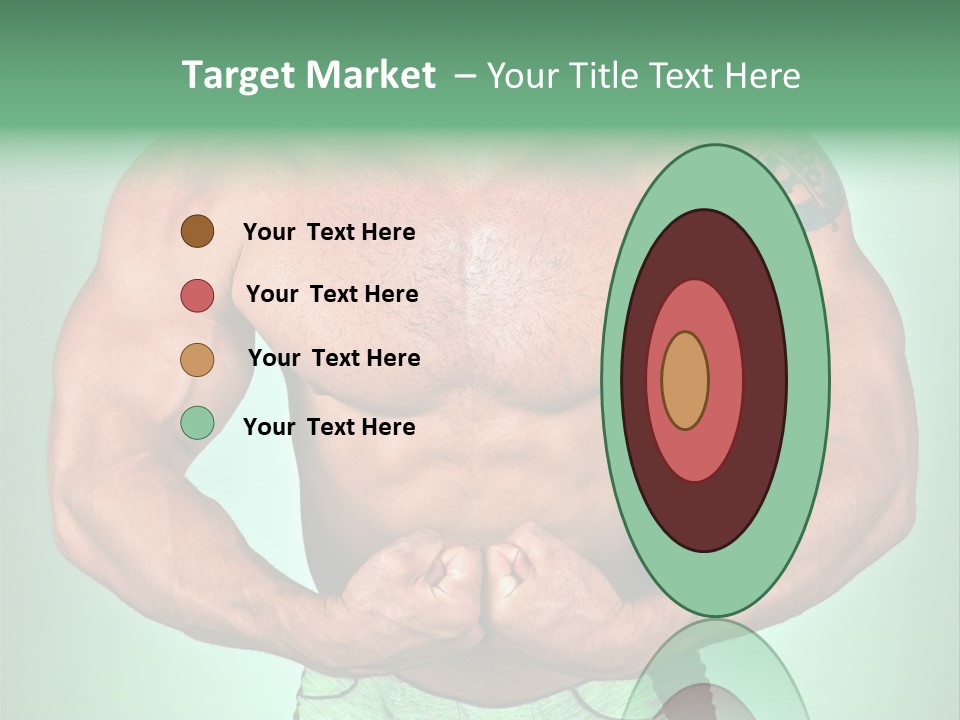 A Man With His Hands On His Chest PowerPoint Template