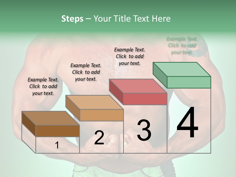 A Man With His Hands On His Chest PowerPoint Template