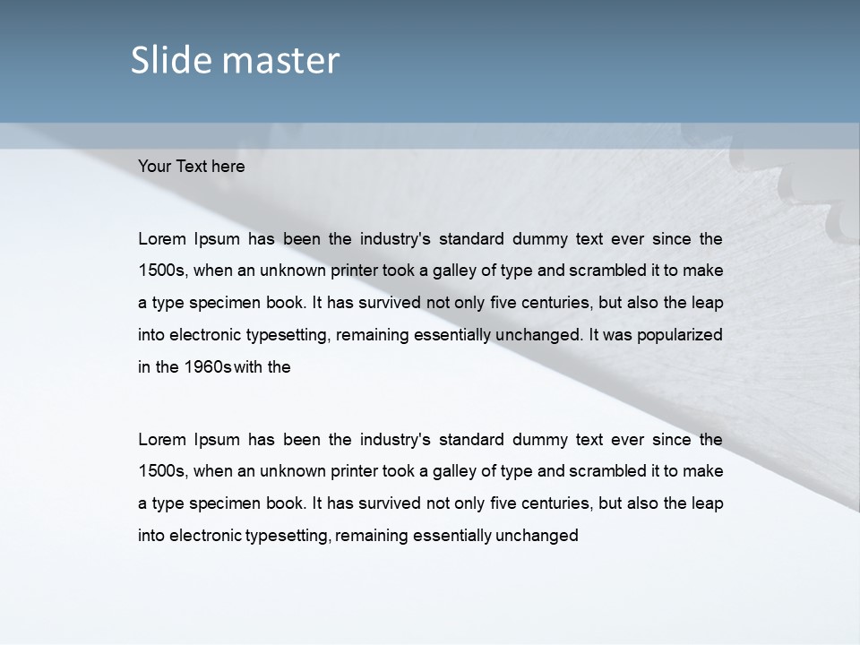 Tropical Pool Sky PowerPoint Template