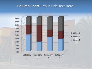 Tropical Pool Sky PowerPoint Template