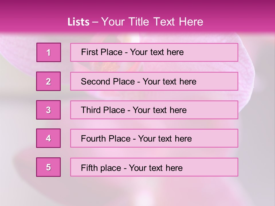 Inflorescence Fragility Ornate PowerPoint Template