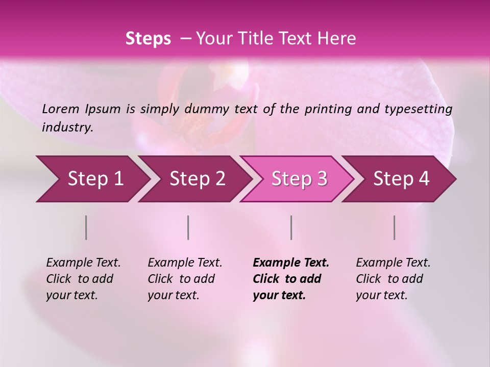 Inflorescence Fragility Ornate PowerPoint Template