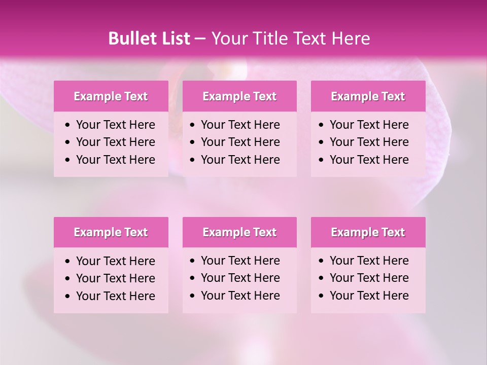 Inflorescence Fragility Ornate PowerPoint Template