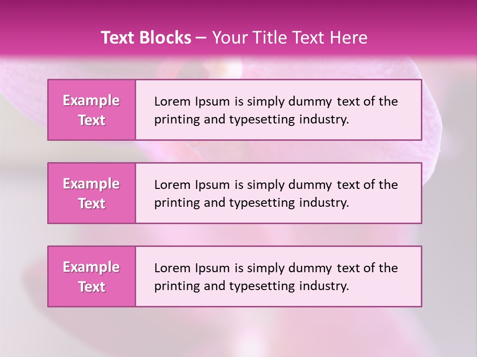 Inflorescence Fragility Ornate PowerPoint Template