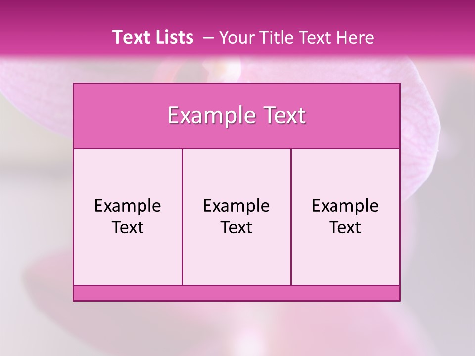 Inflorescence Fragility Ornate PowerPoint Template