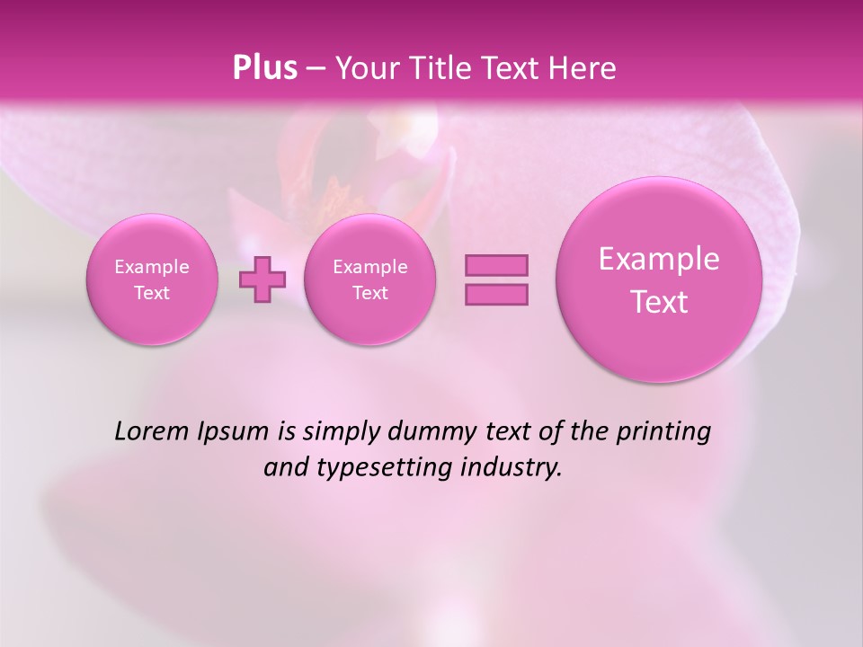 Inflorescence Fragility Ornate PowerPoint Template