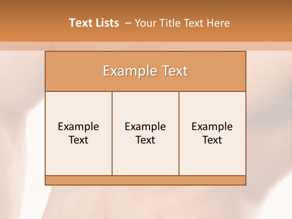 Pack Triceps Fitness PowerPoint Template