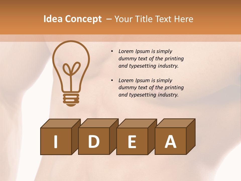 Pack Triceps Fitness PowerPoint Template