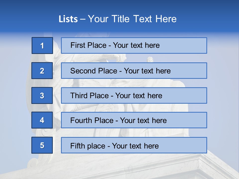 Democracy Tourist Color PowerPoint Template