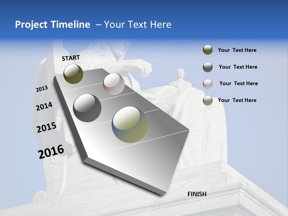 Democracy Tourist Color PowerPoint Template