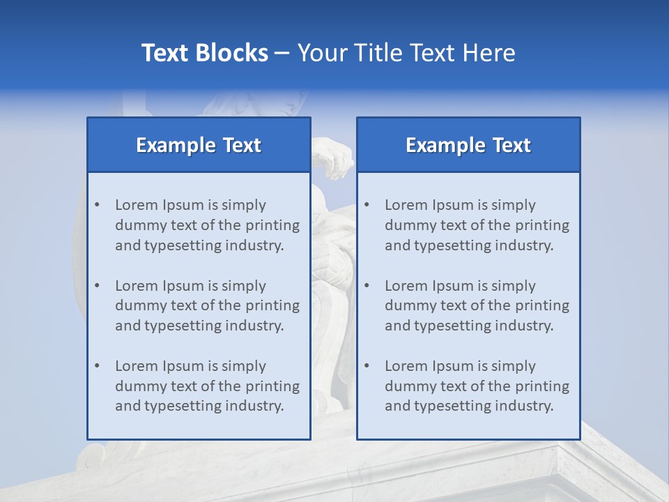 Democracy Tourist Color PowerPoint Template