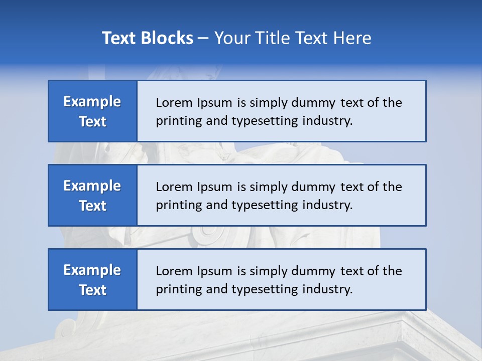 Democracy Tourist Color PowerPoint Template