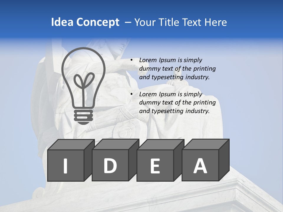 Democracy Tourist Color PowerPoint Template