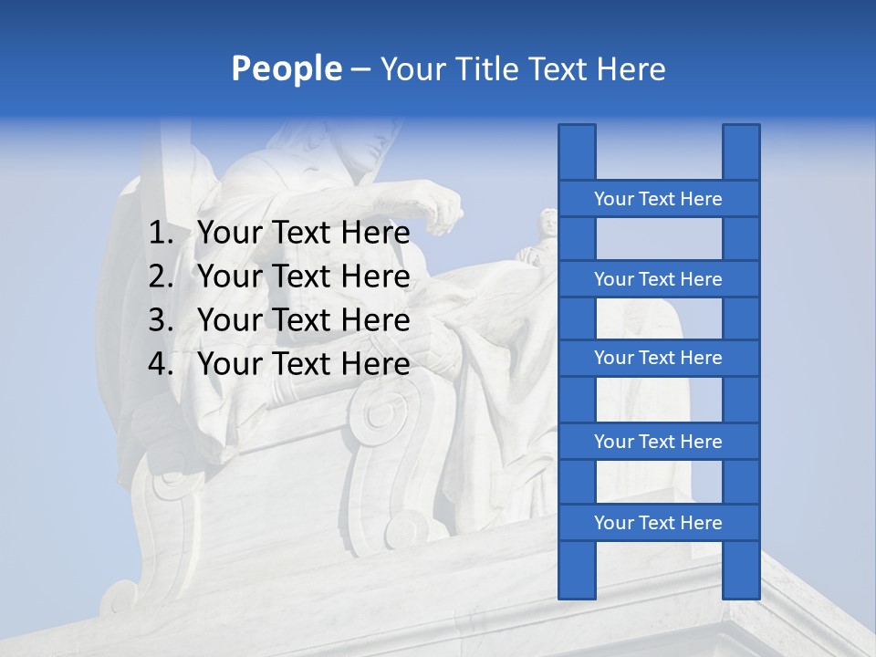 Democracy Tourist Color PowerPoint Template