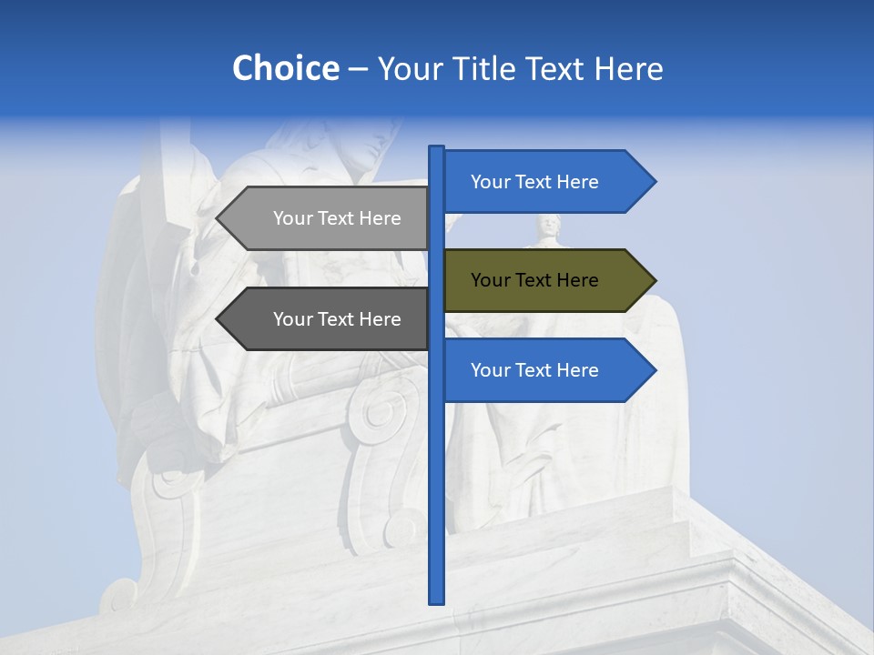 Democracy Tourist Color PowerPoint Template