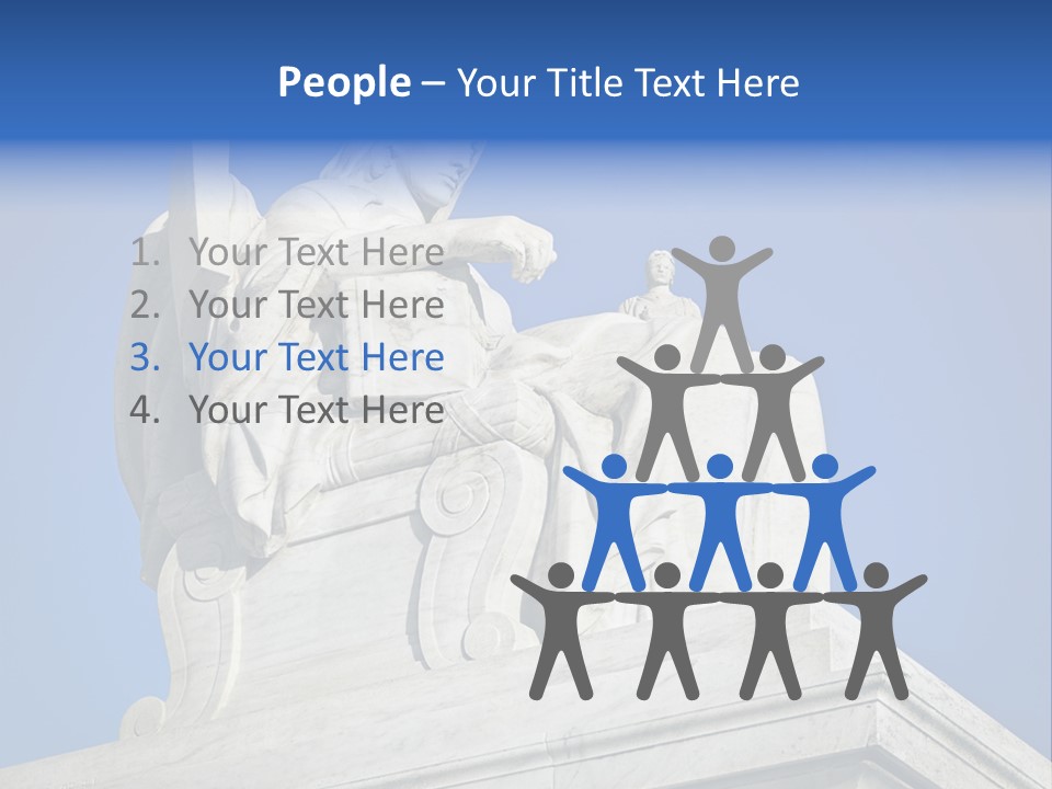 Democracy Tourist Color PowerPoint Template