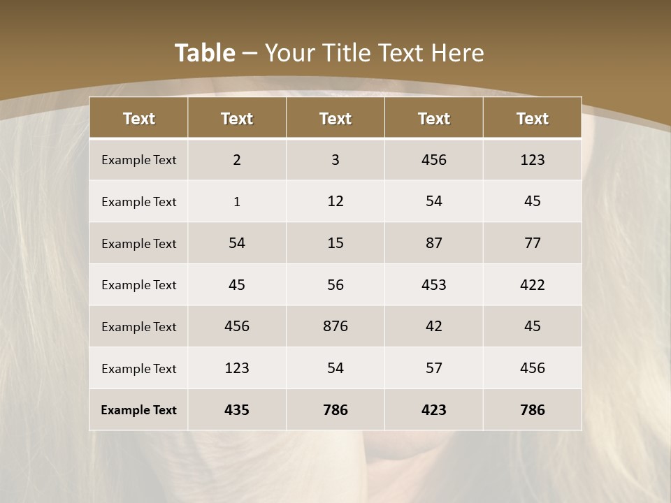 A Woman Holding Her Hand To Her Face PowerPoint Template