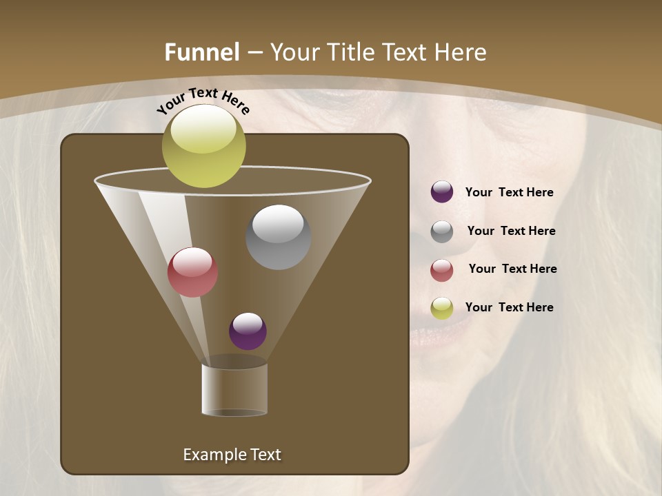 A Woman Holding Her Hand To Her Face PowerPoint Template