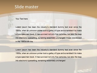 Convention Businessman Room PowerPoint Template