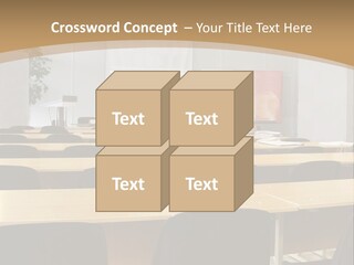 Convention Businessman Room PowerPoint Template