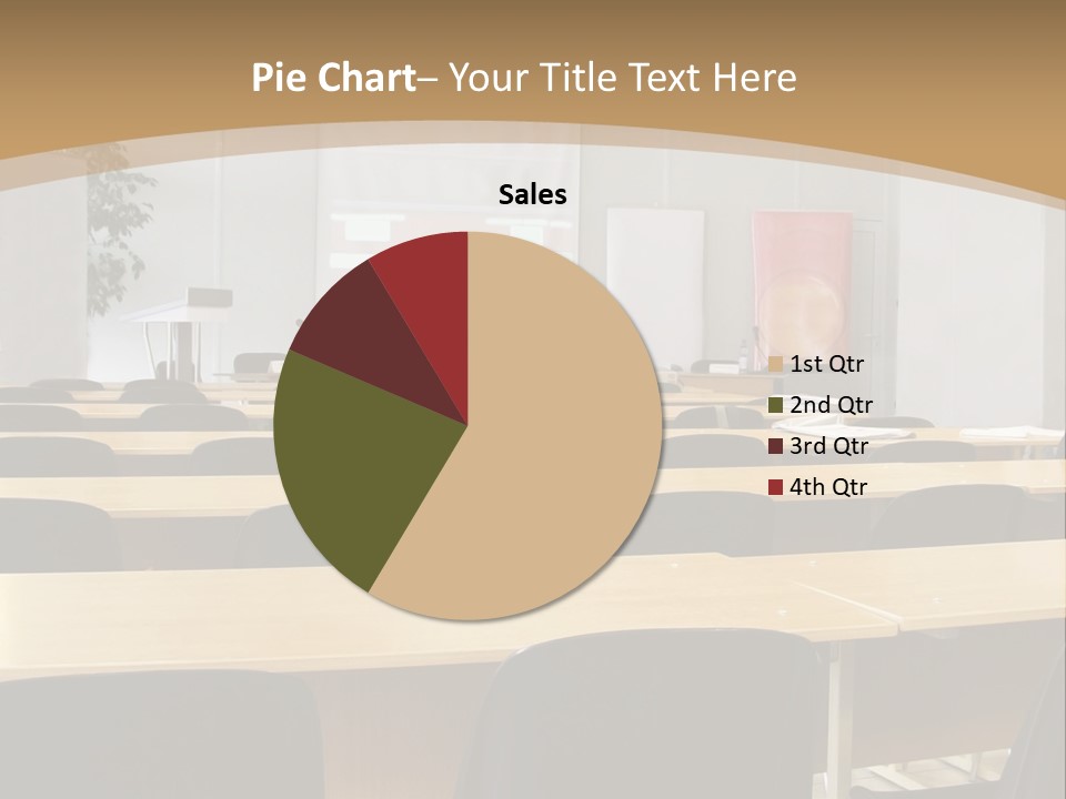 Convention Businessman Room PowerPoint Template
