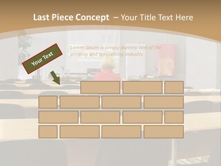 Convention Businessman Room PowerPoint Template