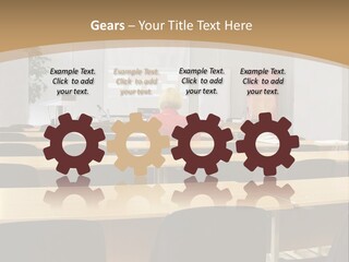 Convention Businessman Room PowerPoint Template