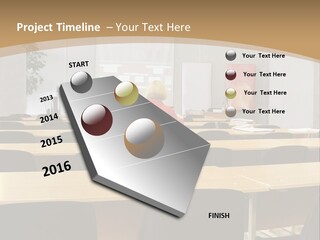 Convention Businessman Room PowerPoint Template